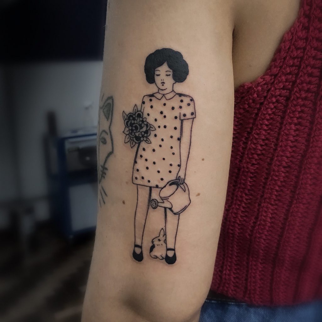 Foto de tatuagem feita por Pricila Adamski (@pricilaadamski)