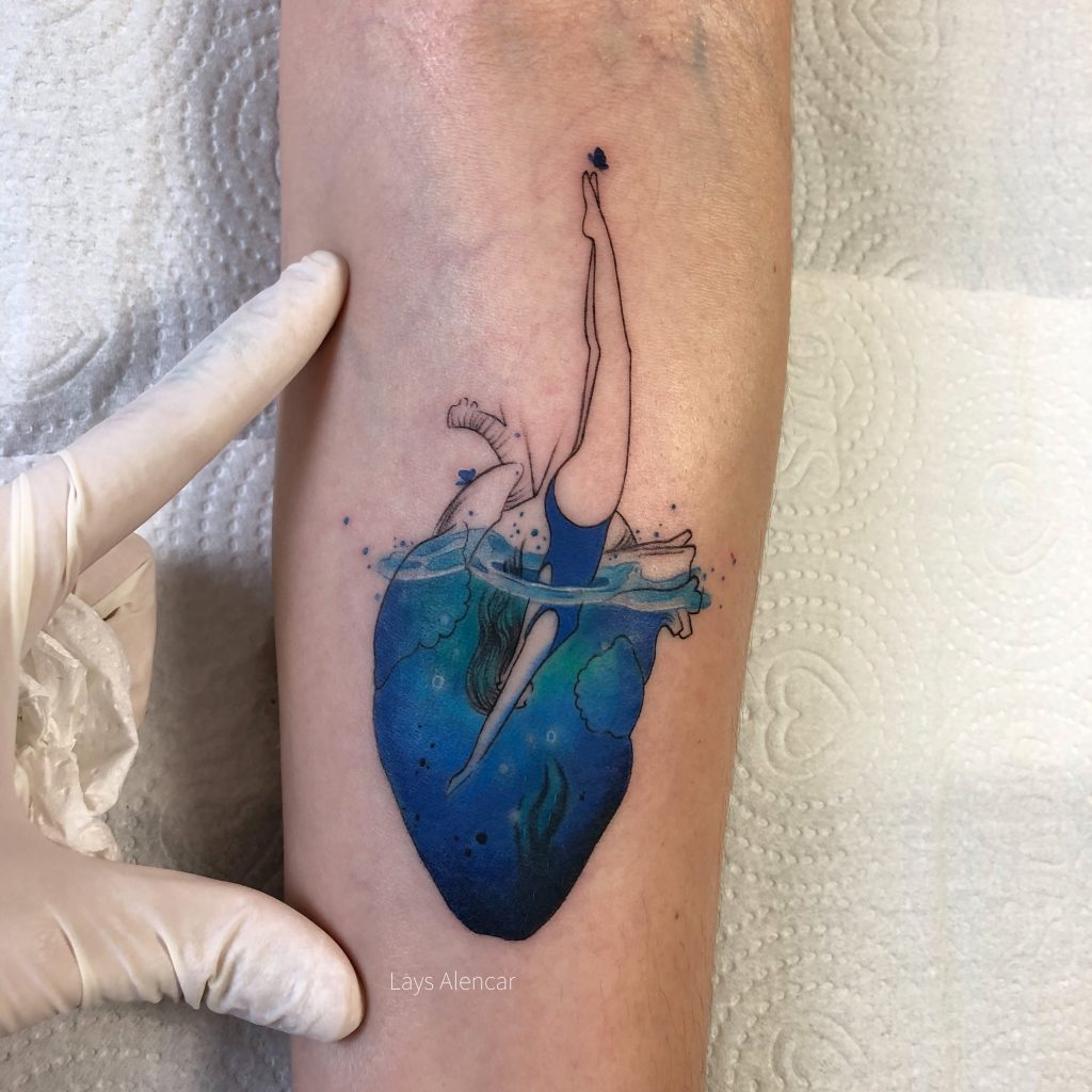 Foto de tatuagem feita por Lays Alencar (@laystattoo)