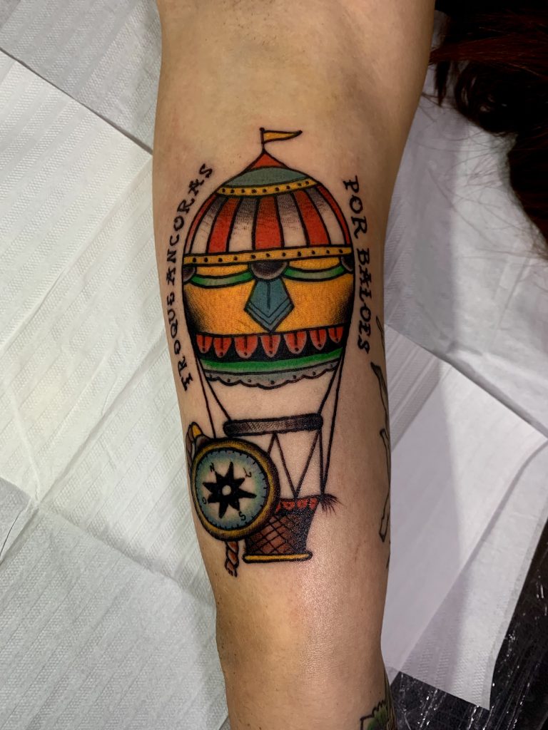 Foto de tatuagem feita por Franklin Sousa (@frak.ink)