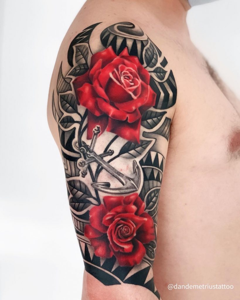Foto de tatuagem feita por Dan Demetrius (@dandemetriustattoo)