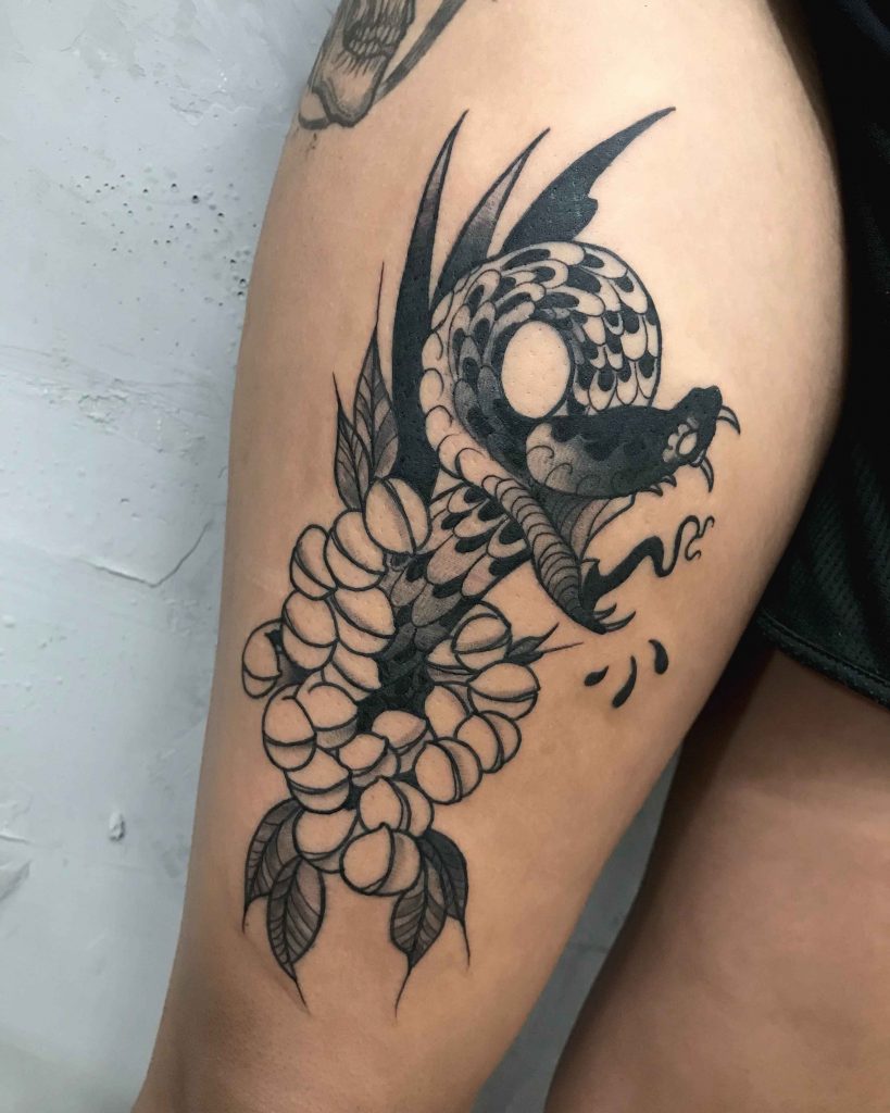 Foto de tatuagem feita por Ricardo Chandley (@rchandley)