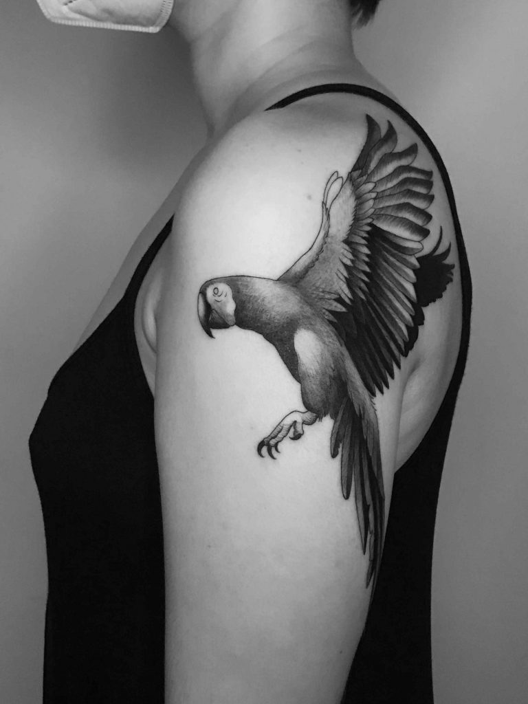 Foto de tatuagem feita por Paloma Azevedo (@palomazvdo)