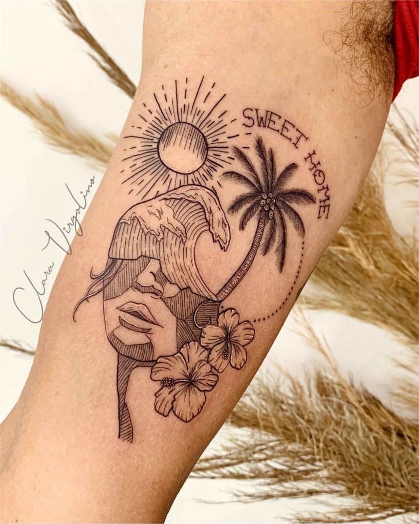 Foto de tatuagem feita por Clara Virgolino (@virgolino.tattoo)