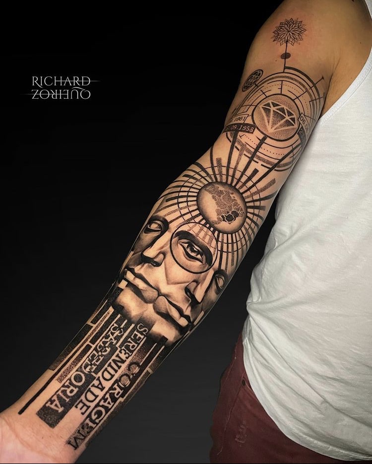 Foto de tatuagem feita por Richard Queiroz (@rick_tattooart)