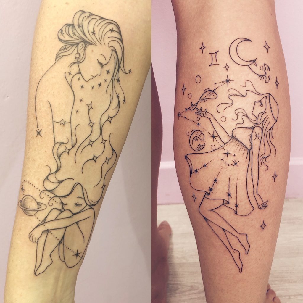 Foto de tatuagem feita por Luana Dórea (@luanadorea)