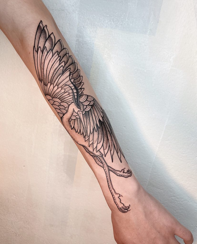 Foto de tatuagem feita por Karime Najjar (@kanajjar)