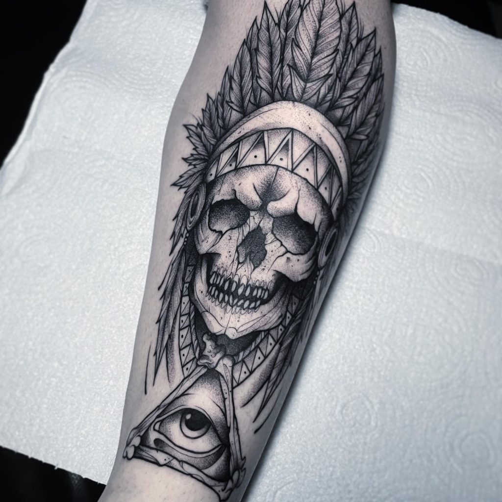 Foto de tatuagem feita por Felipe Chaves (Felps Tattoo) (@felps.tattoo)