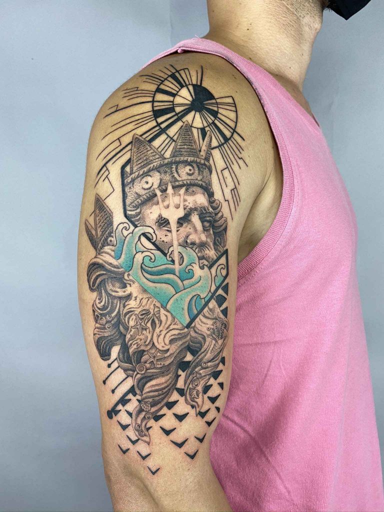 Foto de tatuagem feita por Erick Silva (@ericksilvatattoo)