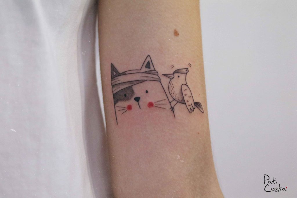 Foto de tatuagem feita por Pati Costa (@pati.costa.ink)