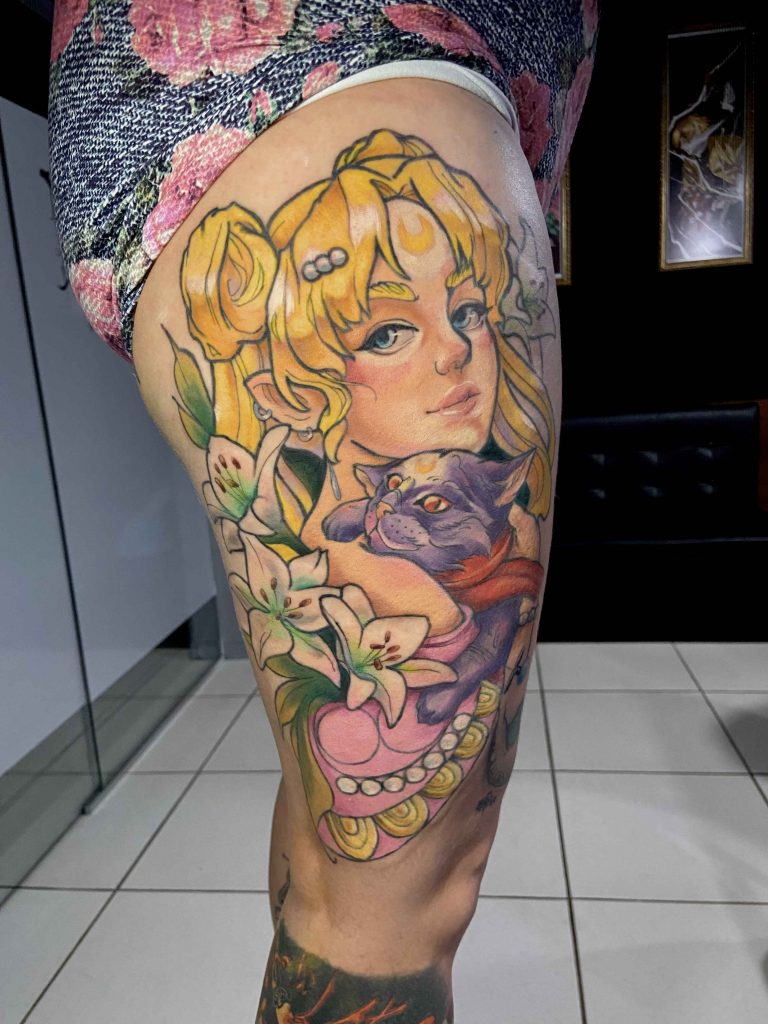 Foto de tatuagem feita por Lyla (@pumpkinlyla)