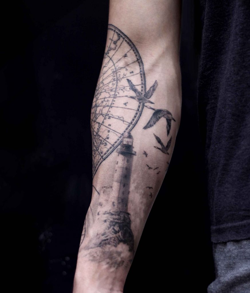 Foto de tatuagem feita por Samuel chaves rebouças (@7chaves.art)