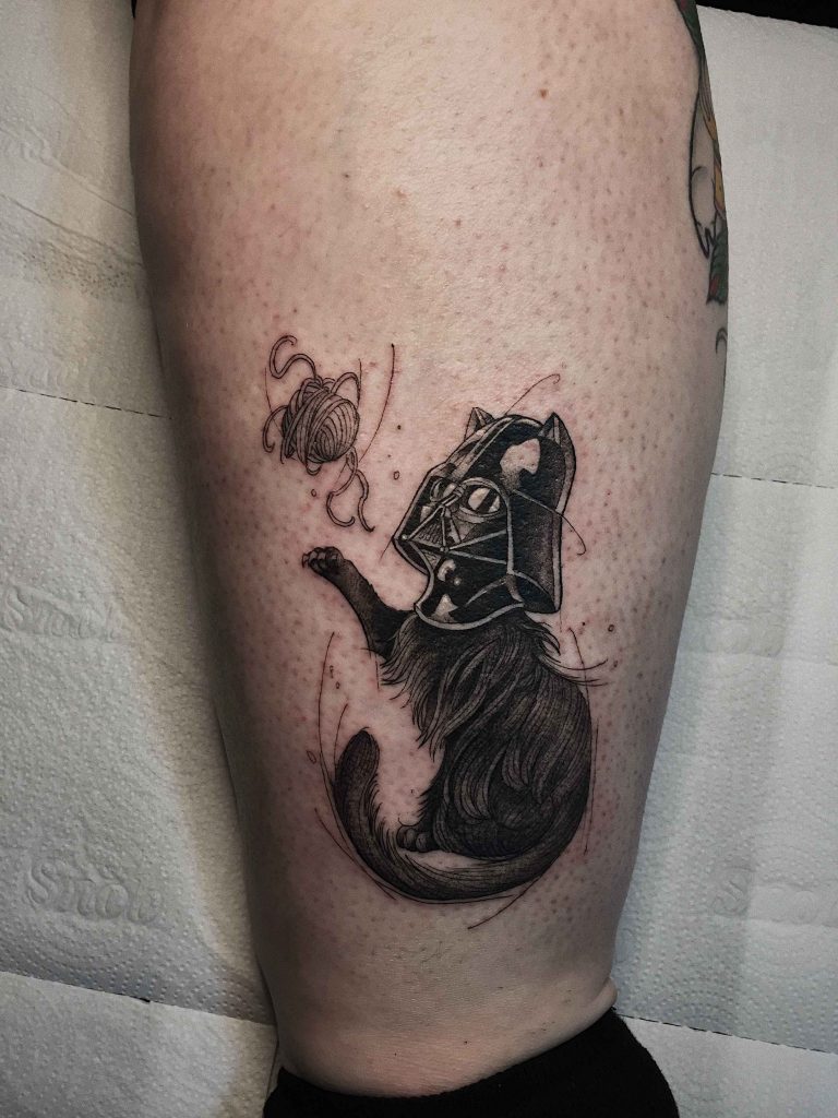 Foto de tatuagem feita por Anderson Ventura (@ventura_ink)