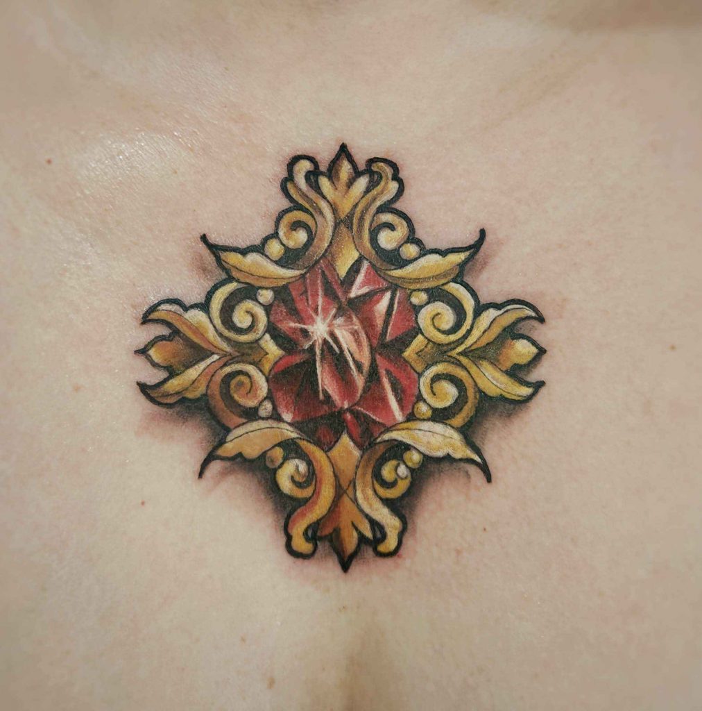 Foto de tatuagem feita por Ela Fialho (@elafialho.tattoo)