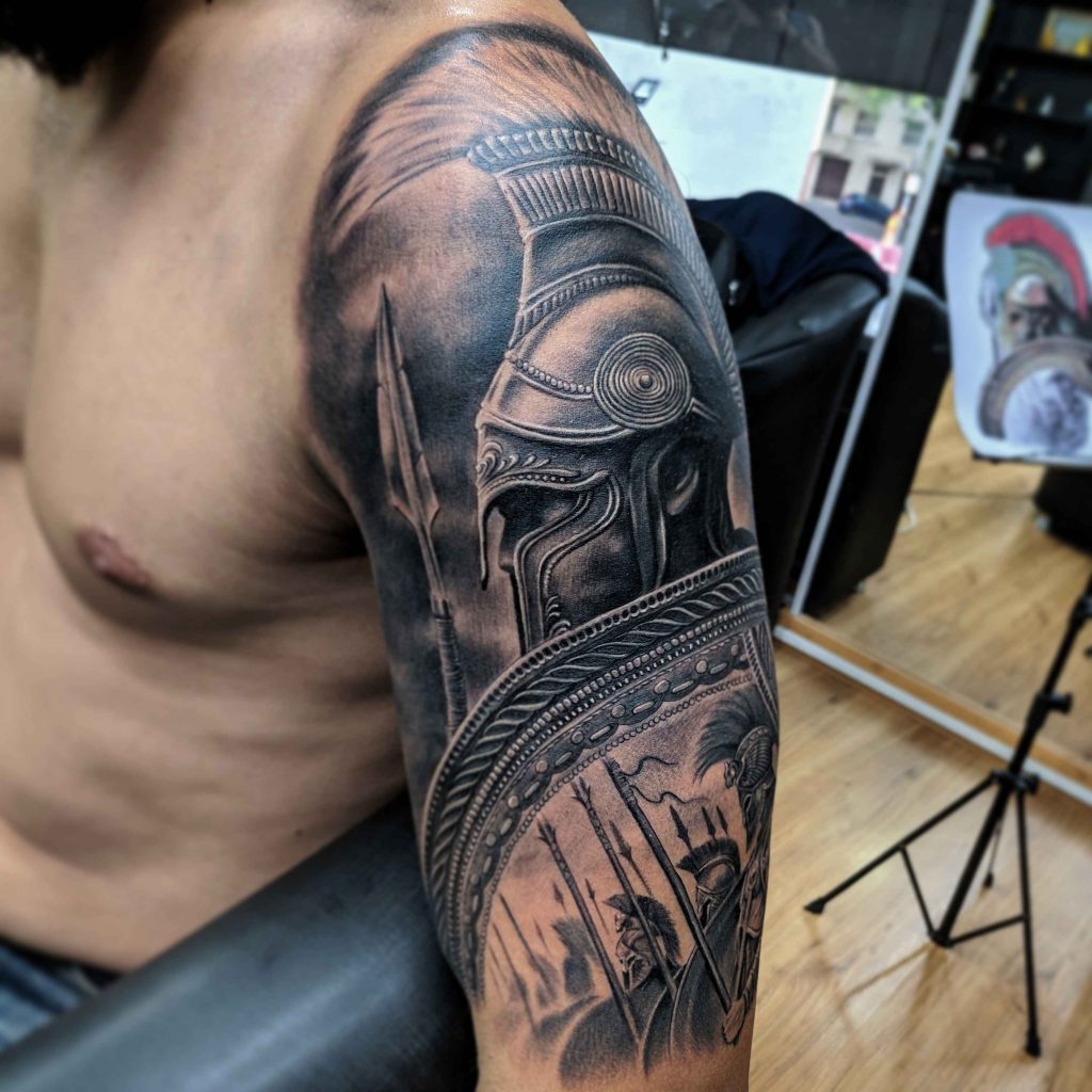 Foto de tatuagem feita por Adriano Vianna (@adrvianna)