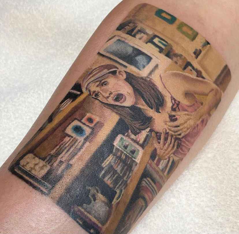 Foto de tatuagem feita por Larissa Cristine (@larissacristinie)