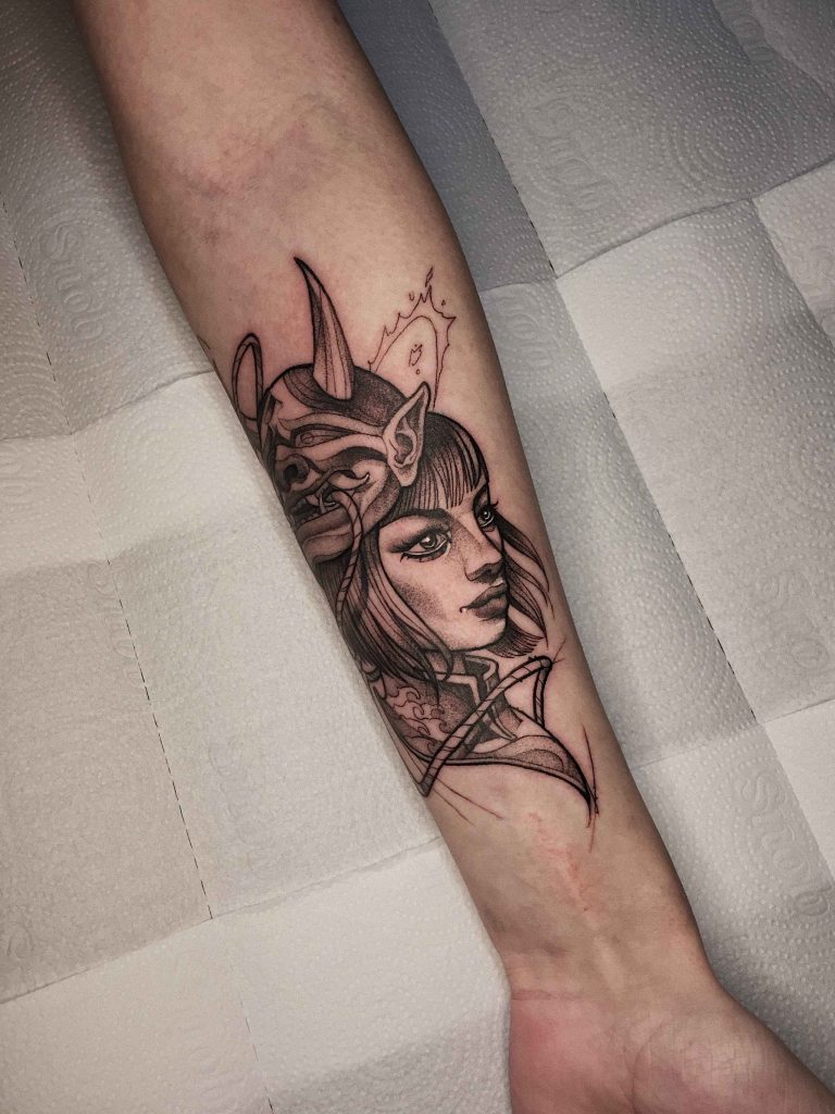 Foto de tatuagem feita por Anderson Ventura (@ventura_ink)