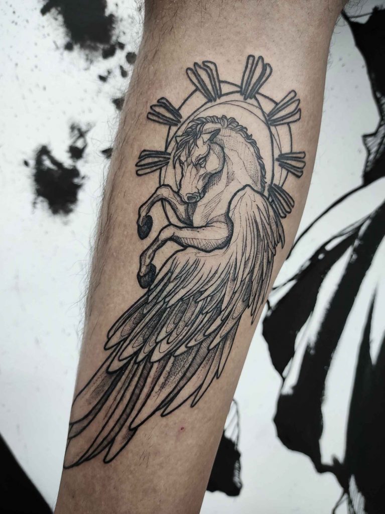 Foto de tatuagem feita por Jan Lima (@janlimatattoo)