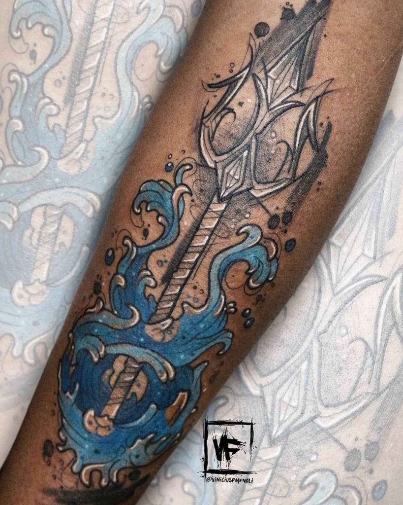 Foto de tatuagem feita por Vinicius Forte Menoli (@viniciusfmenoli)