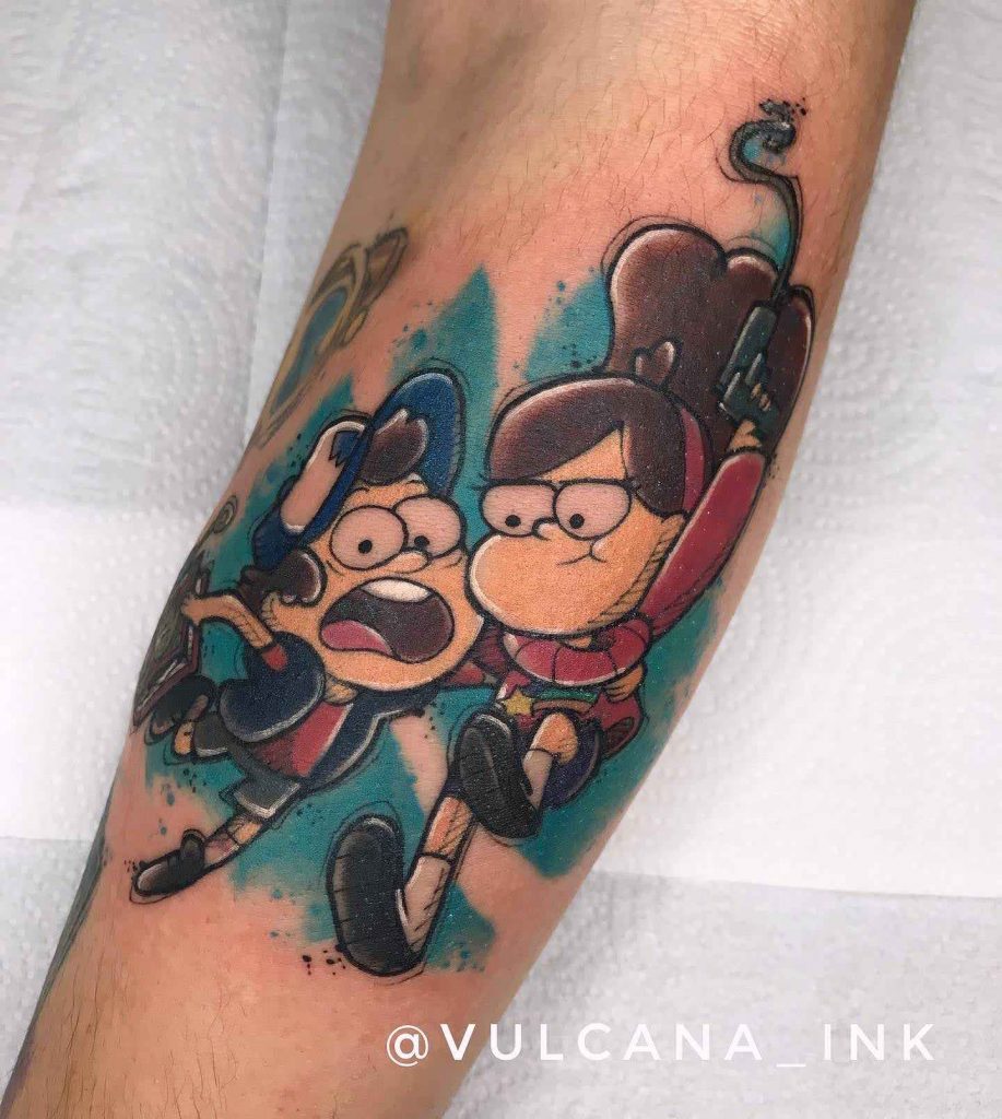 Foto de tatuagem feita por Raphaela Pereira (@vulcana_ink)