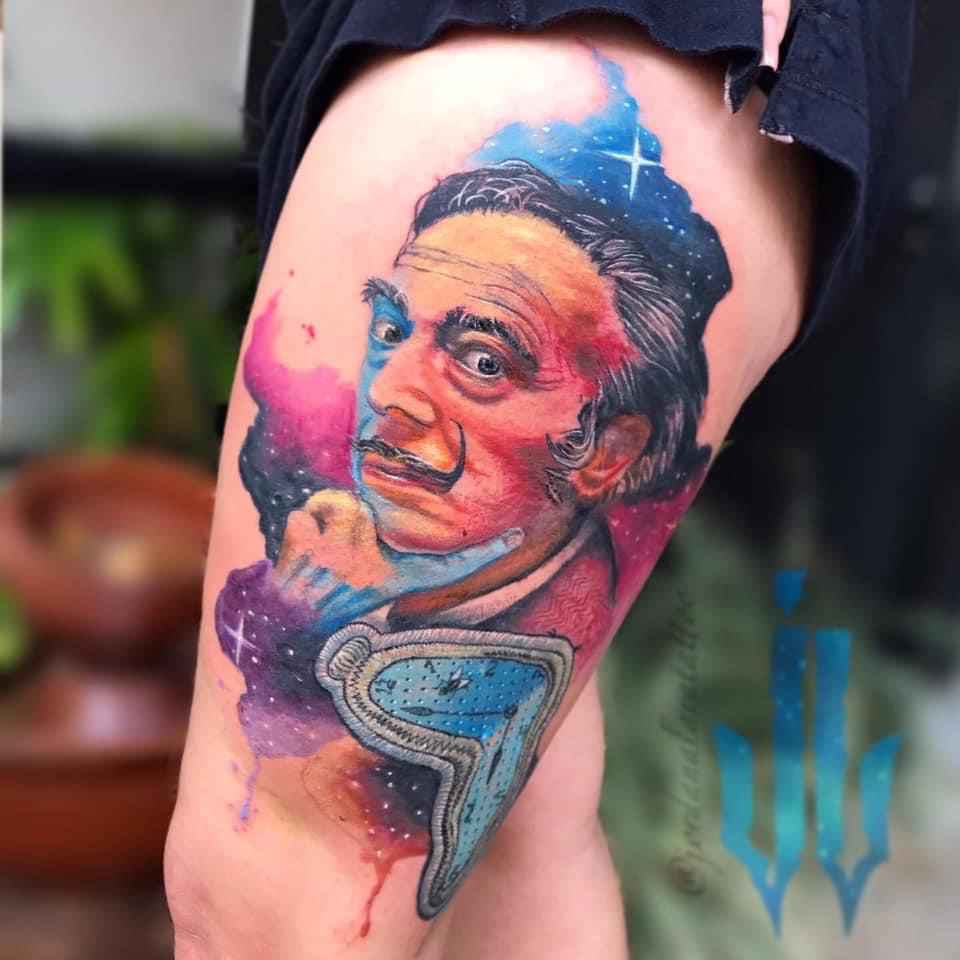Foto de tatuagem feita por Jordana Lara (@jordanalaratattoo)