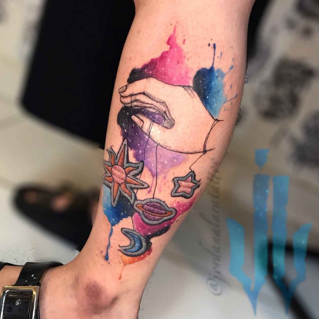 Foto de tatuagem feita por Jordana Lara (@jordanalaratattoo)