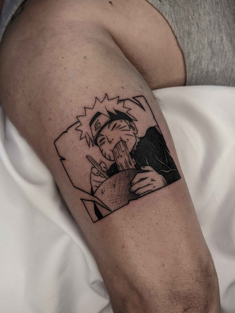 Foto de tatuagem feita por Lucas Fractal (@lucasfractal)