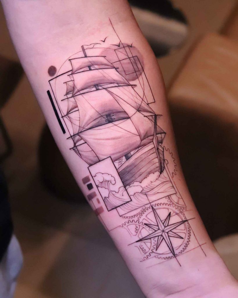 Foto de tatuagem feita por Lucas Halmont (@lucashalmonttattoo)