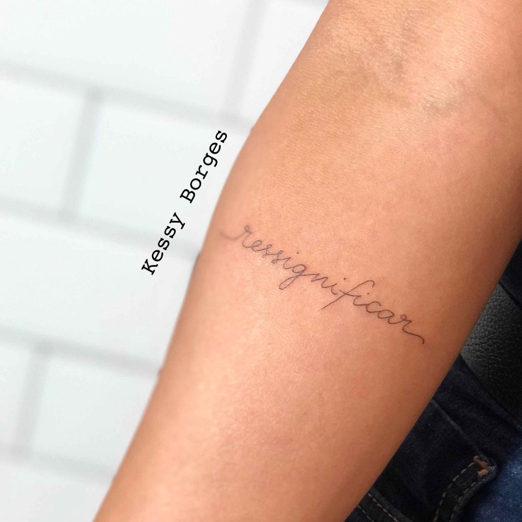 Foto de tatuagem feita por Kessy Borges (@kessyborges)