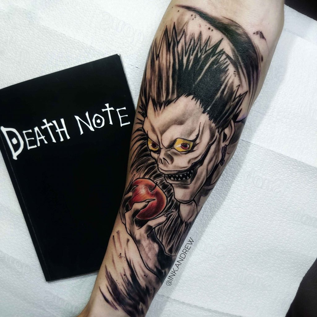 Foto de tatuagem feita por Andrew mantelli (@ink.andrew)