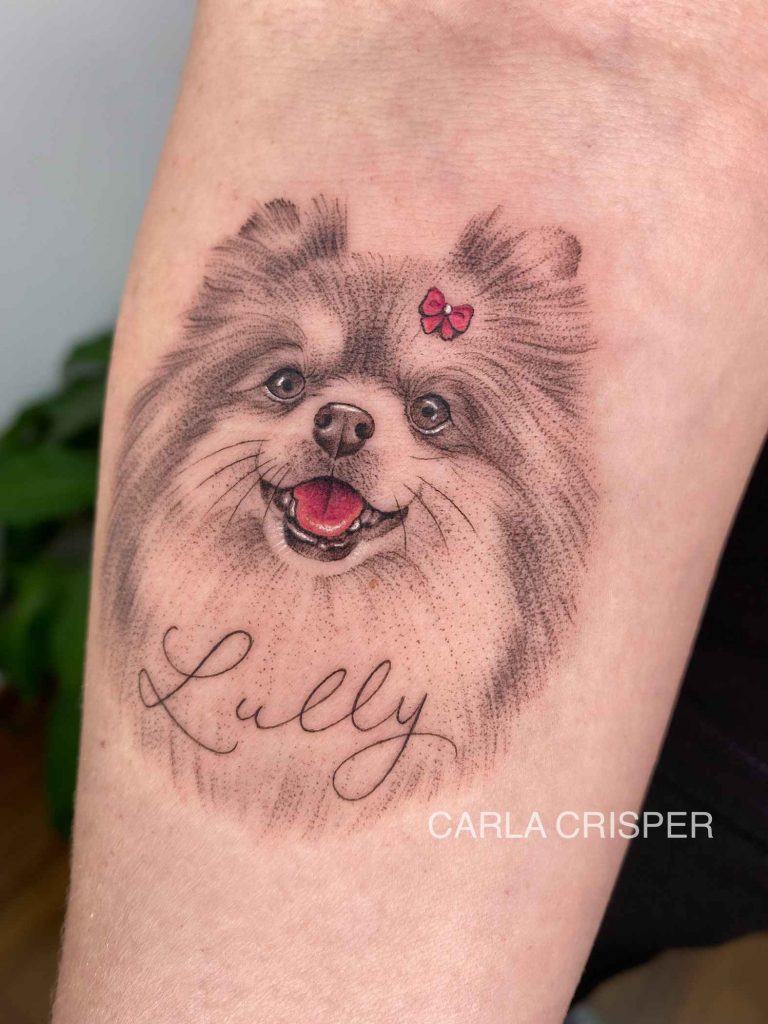 Foto de tatuagem feita por Carla Crisper (@carlacrisper)