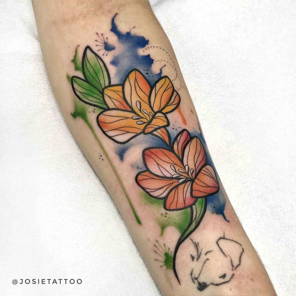 Foto de tatuagem feita por Josie Tattoo (@josietattoo)