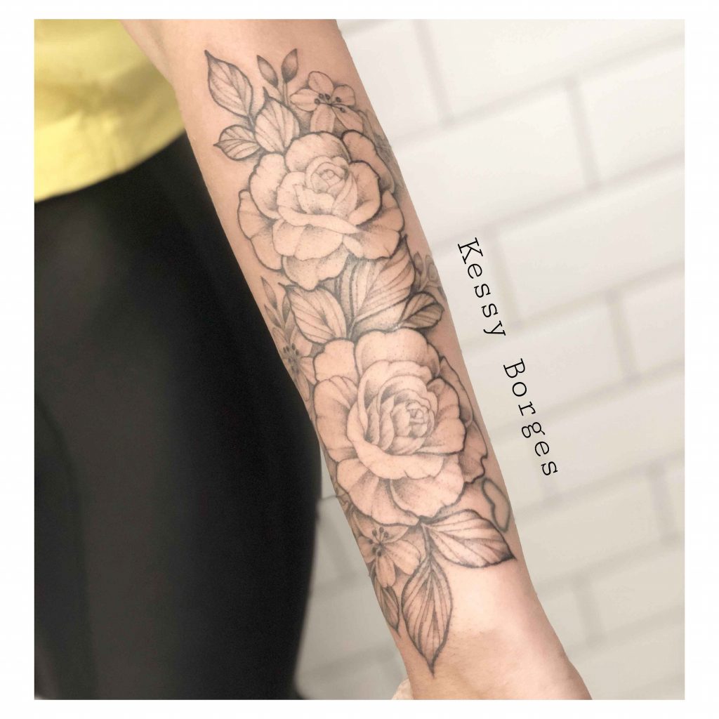 Foto de tatuagem feita por Kessy Borges (@kessyborges)