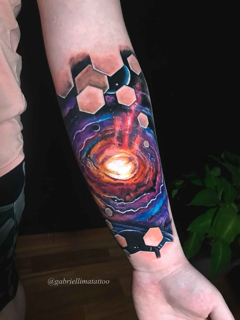 Foto de tatuagem feita por Gabriel Lima (@gabriellimatattoo)