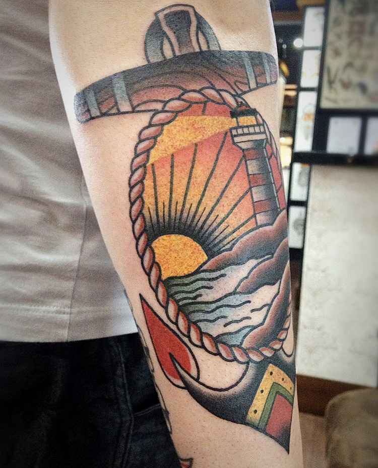 Foto de tatuagem feita por Leo Neguin (@leoneguin)