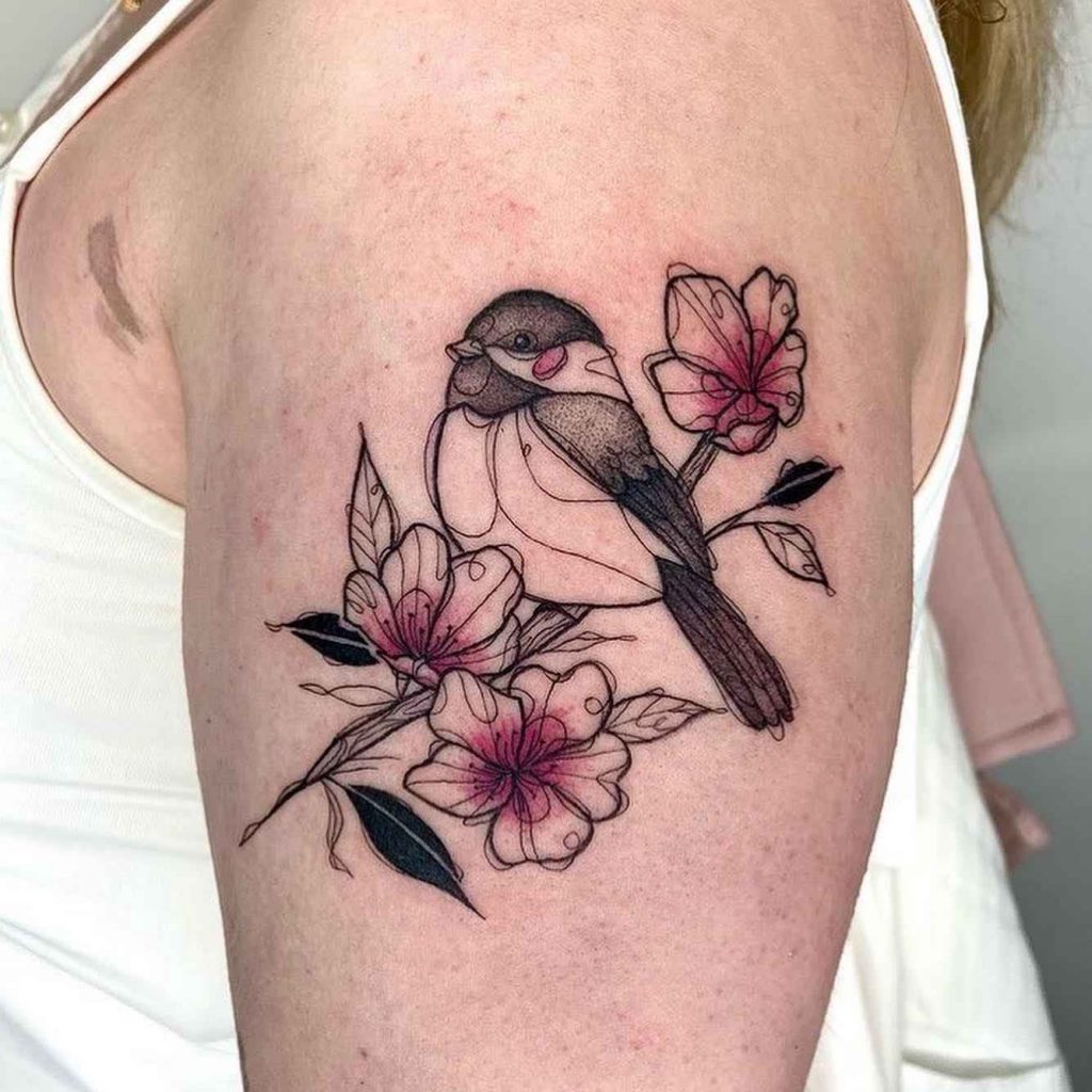 Foto de tatuagem feita por Hitomi Funatsu (@hitomi.funatsu)