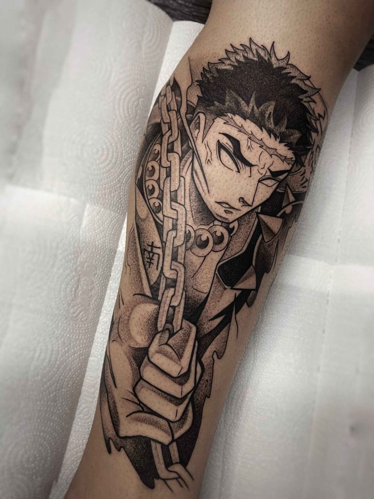 Foto de tatuagem feita por Kobe tattoo (@kobetattooart)