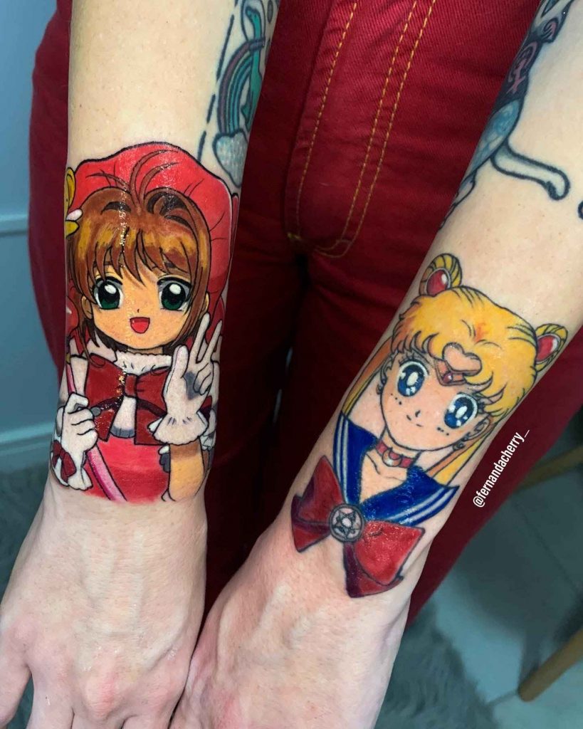 Foto de tatuagem feita por Fernanda Cherry (@fernandacherry_)