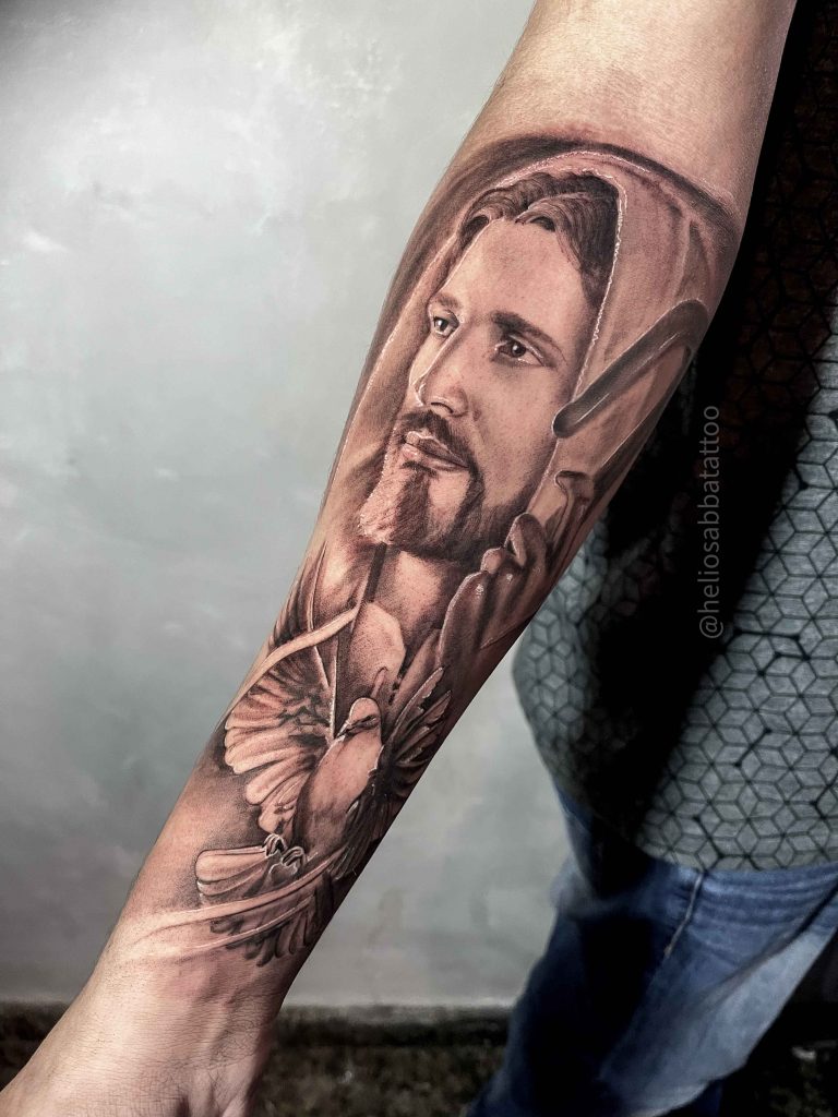 Foto de tatuagem feita por Hélio Sabba (@heliosabbatattoo)