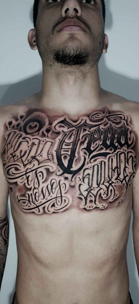 Foto de tatuagem feita por Diego Letter Farias (@diegoletterfarias)