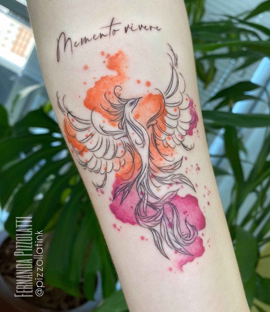 Foto de tatuagem feita por Fernanda Pizzolatti (@pizzolattink)
