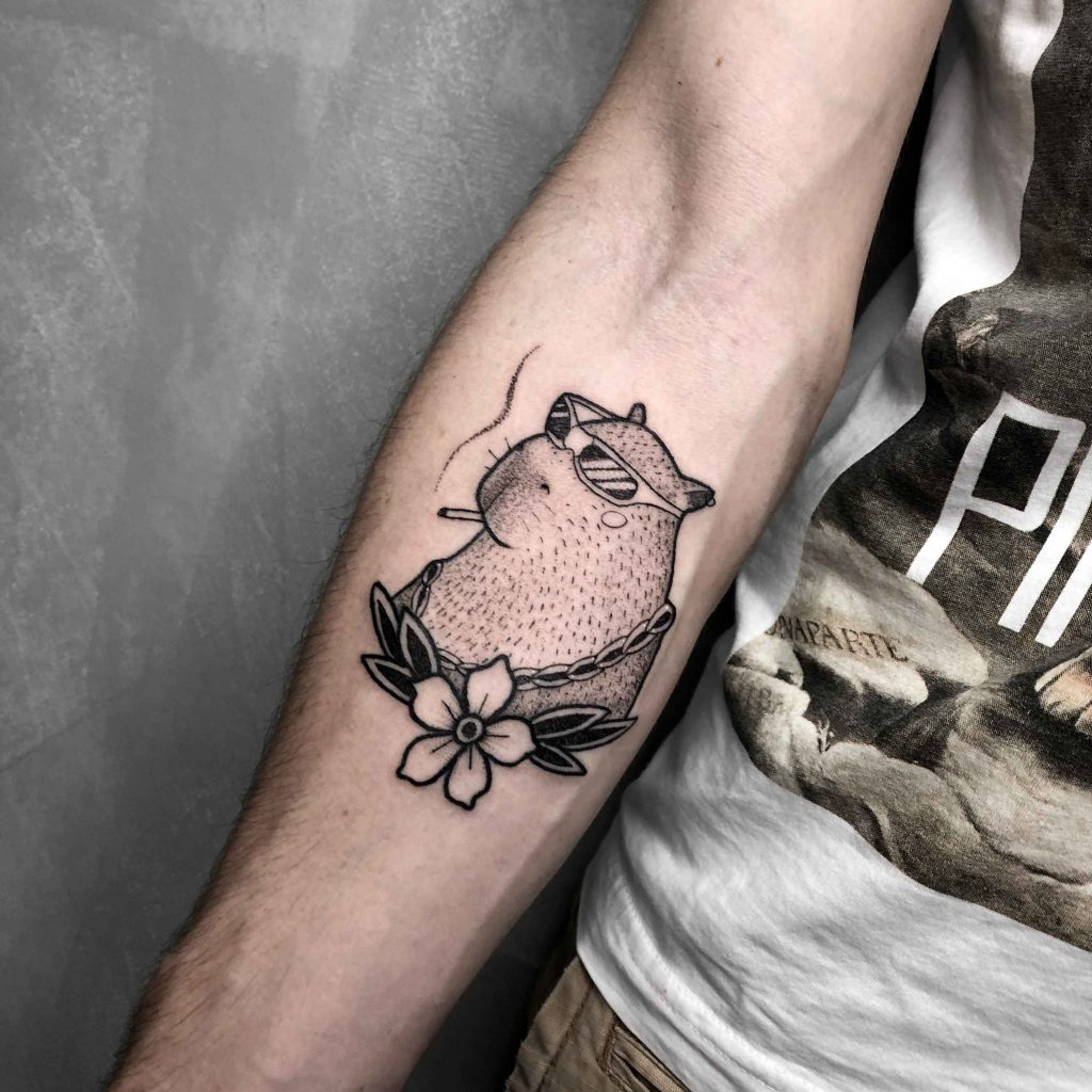 Foto de tatuagem feita por Andrey Ivo (@andreynk_)