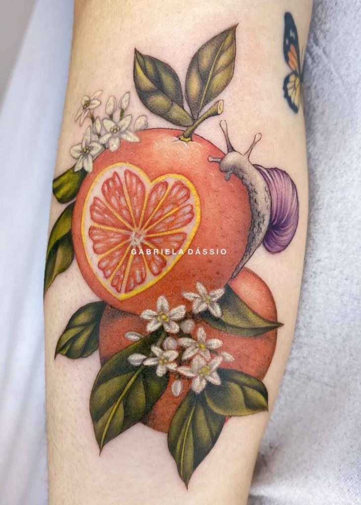 Foto de tatuagem feita por Gabriela Dássio (@gabrieladassio)