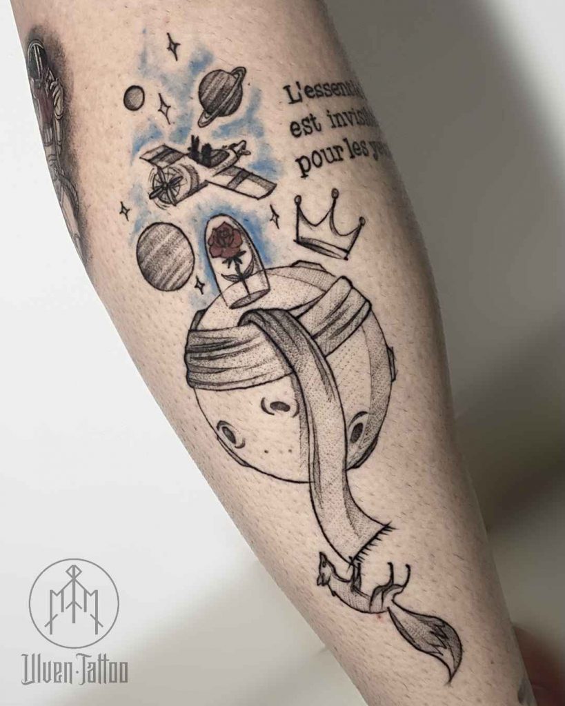 Foto de tatuagem feita por Luiz Gustavo Brandão (@ulven.tattoo)