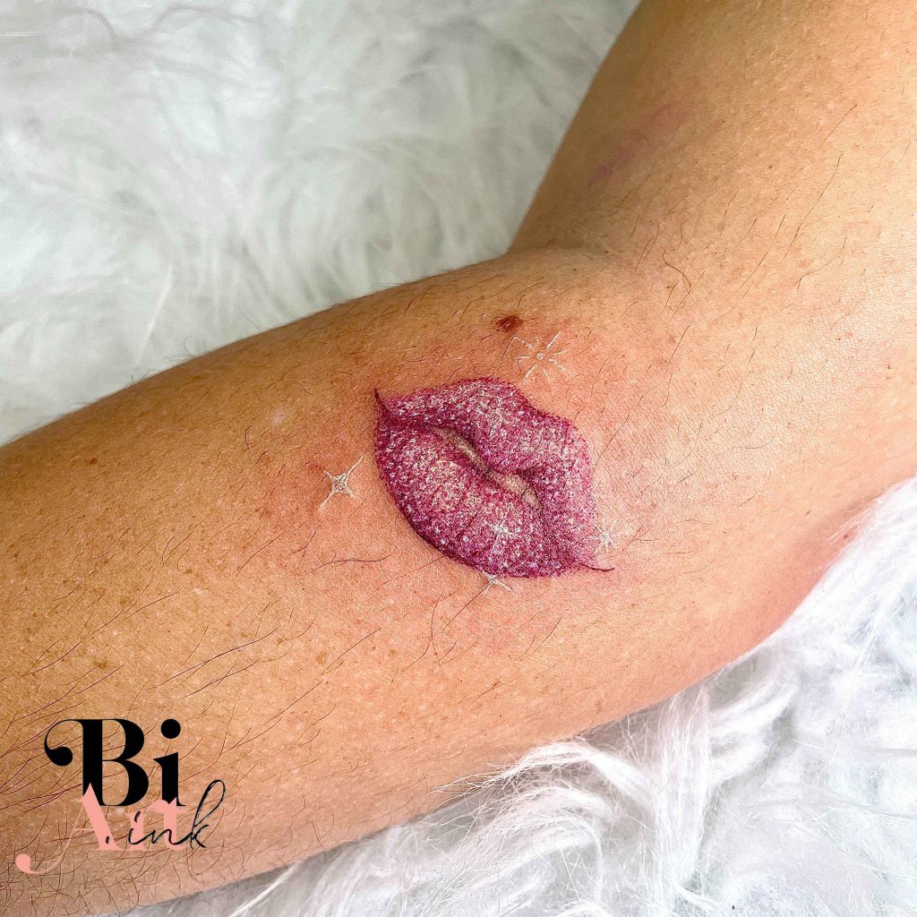 Foto de tatuagem feita por Bianca Mafra (@biart.ink)