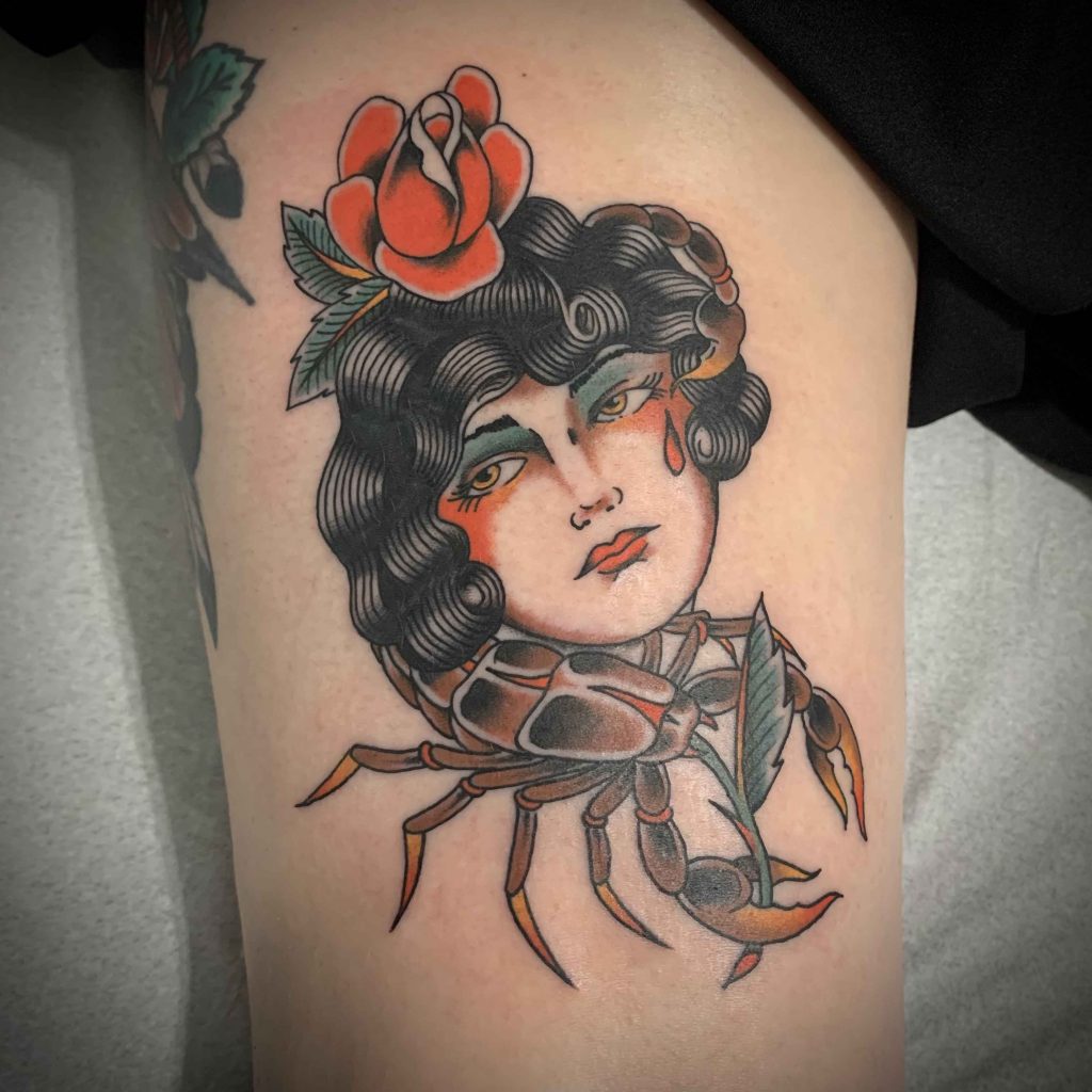 Foto de tatuagem feita por Saulo Couto (@saucouto)