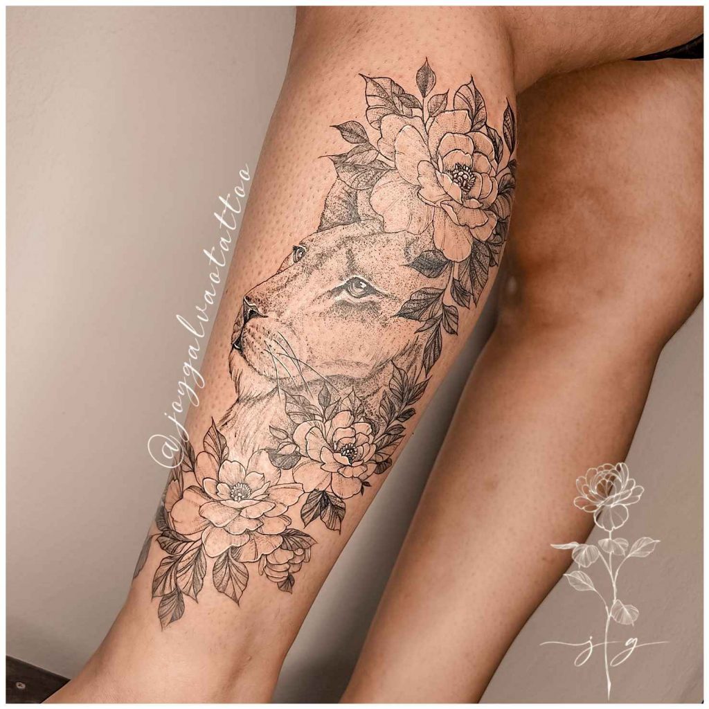 Foto de tatuagem feita por Joy Galvão (@joygalvaotattoo)
