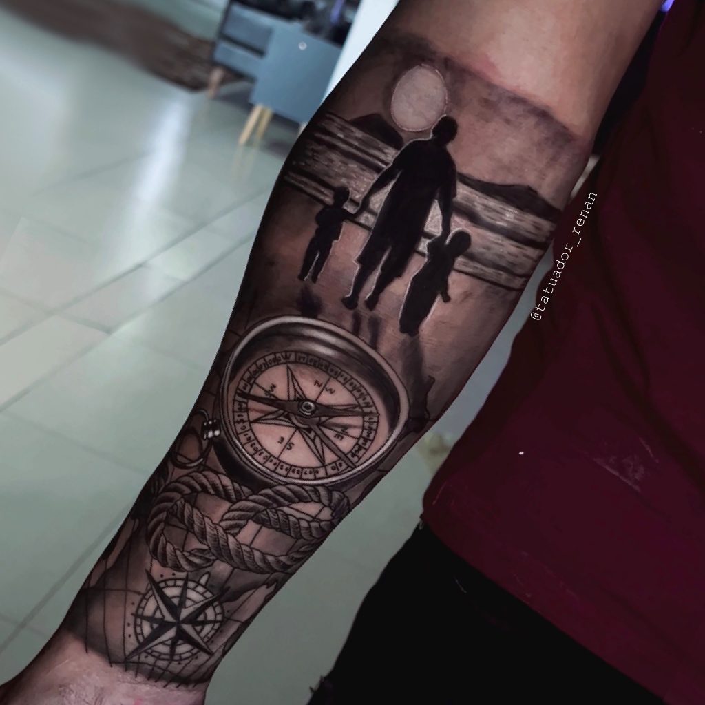 Foto de tatuagem feita por Renan Tarcitano