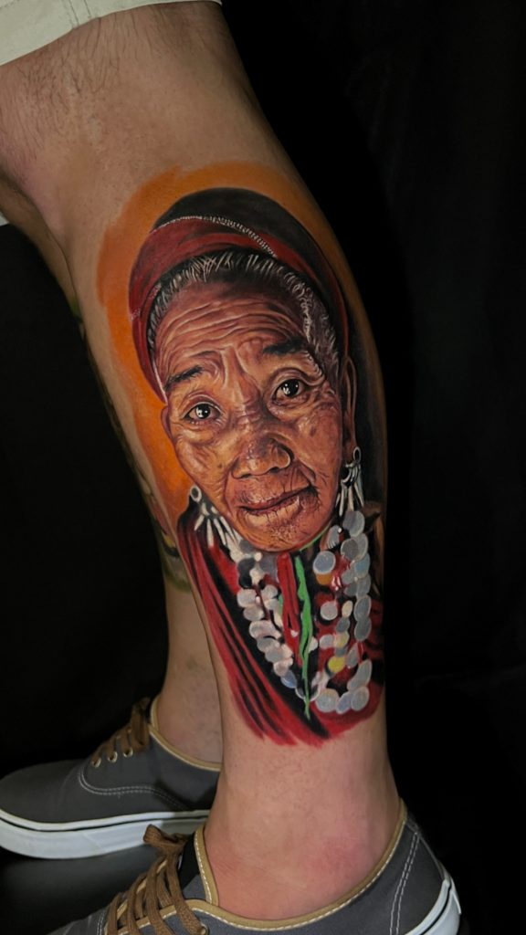 Foto de tatuagem feita por Fabricio Matos