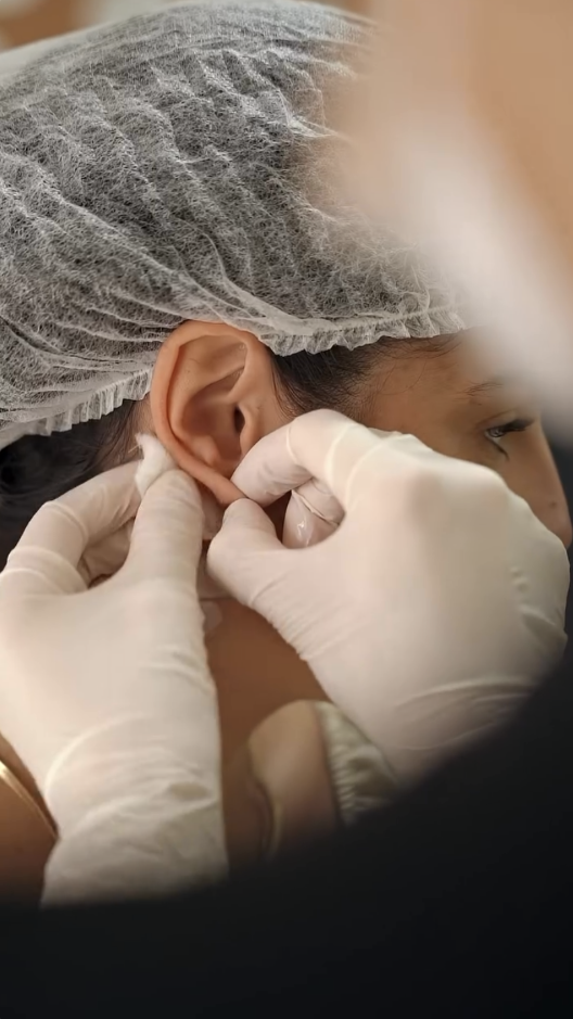 Limpeza da pele e desinfecção