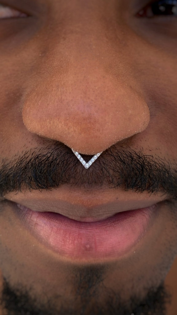 Segmento em gota cravejado